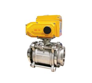 SS304 Stainless Steel Movable Flange Vacuum Ball Tri <b>Clamp</b> for High Vacuum Pipeline Flow Control DN150 Port Size - Product Image 4
