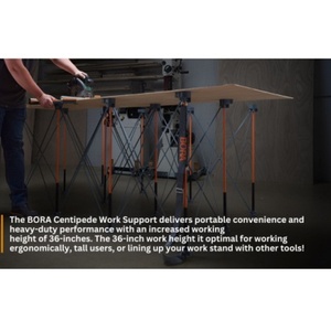 Centipede CT6 Banco de Trabajo Plegable Portátil de <span class=keywords><strong>36</strong></span> Pulgadas de Alto con Correa de Transporte, Banco de Trabajo Plegable, Mesa de Construcción - Product Image 4