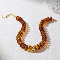 Collier bohème géométrique perlé en plastique pour femme, style simple et polyvalent, fait main, idéal pour cadeau, vente en gros transfrontalière