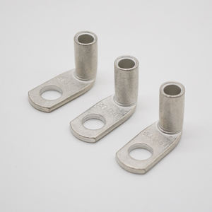 Listelenen için otomotiv sıkma terminali LYF 90 derece açı bakır boru terminalleri kablo pabucu pil terminali mat kalay kaplama - Product Image 2