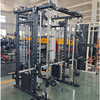 Équipement de musculation multifonctionnel : Power Rack et Smith Machine pour exercices de fitness des jambes et levée de poids
