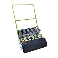 Semoir agricole 5 rangs Flyeragro FLB-05 pour légumes, attache tracteur, construction en fer et plastique PP, garantie 1 an pour la semis