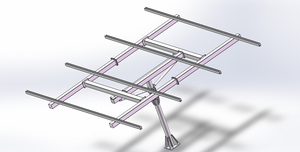 3KW 6 Panel Solar Tracker System Heavy Duty <b>Linear</b> <b>Actuator</b> Slew Drive Controller Essential Parts for Optimal Solar Tracking - Product Image 2