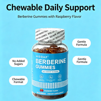 Gummies à la berbérine et à la cannelle de Ceylan, complément alimentaire naturel pour le soutien métabolique, OEM ODM, étiquette privée