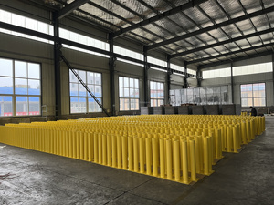 Barriere di Sicurezza Stradale in Acciaio per Esterni con Certificazione ISO e CE, Paletti Metallici Fissi per Parcheggi - Product Image 4