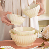 Service de table en porcelaine céramique pour 10 personnes, style européen, dentelle en relief, assiettes et bols de haute qualité, élégant et luxueux, pour un usage quotidien à la maison
