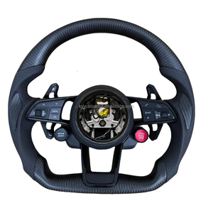 Volant de voiture en fibre de carbone forgée pour <span class=keywords><strong>Audi</strong></span> <span class=keywords><strong>RS4</strong></span> A4 B8.5 TT 8J A4 B6 4F S8 D4 S4 B8.B9 RS3 8V A6 C6 4F TT <span class=keywords><strong>MK1</strong></span> - Product Image 6