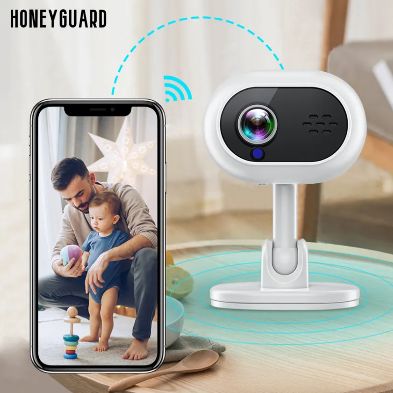 Gravador de vídeo Wi-Fi para celular sem fio IP Home Cctv Rede de Segurança Mini Câmera de Vigilância Fil Sans Monitor filing para bebês