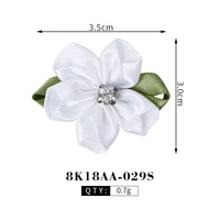 Yqmsd — ruban en Satin de Rose, 5 mètres, artisanal, pour couture de mariage, fabrication de ruban, en soie, fait à la main, fleurs pour vente