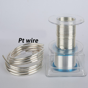 Meilleur <span class=keywords><strong>prix</strong></span> 99.99% pureté Ultrafine 0.015mm-2mm fil de <span class=keywords><strong>platine</strong></span> pur (fil d'électrode Pt) fil métallique Pt pour dispositif médical de test de flamme - Product Image 1