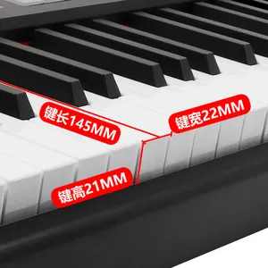 सस्ते गुणवत्ता OEM 10 में बनाया-70 टोन संगीत साधन मिडी कीबोर्ड के लिए