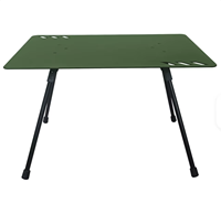 Table de pique-nique portable légère en aluminium pour le camping, la plage, les barbecues, la randonnée et les voyages, avec sac de transport
