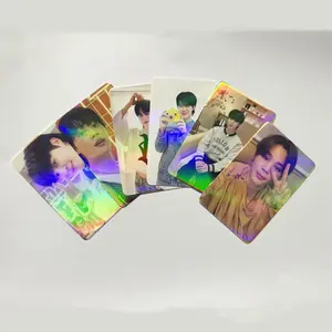 Atacado Kpop Idol Grupo 6 pçs/set Bangtan Meninos JIMIN FACE COMO LOUCO Holográfico Lomo Cartão Laser Photocard Foto Cartão