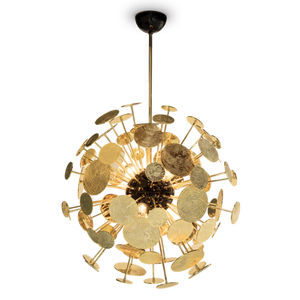 Lustre américain moderne de luxe en <span class=keywords><strong>laiton</strong></span> doré fabriqué à la main Salon Salle à manger Escalier - Product Image 2