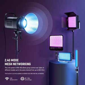 Lumière vidéo <span class=keywords><strong>LED</strong></span> RVB <span class=keywords><strong>NEEWER</strong></span> CB100C 130W, pleine couleur 2700K-6500K, sortie continue silencieuse, monture Bowens pour éclairage photographique - Product Image 6