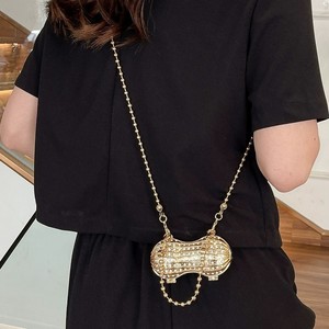 Envío <span class=keywords><strong>gratis</strong></span> 2025 moda señoras vestido elegante Mini monederos Metal melón semilla cacahuete en forma de cadena hombro lápiz labial bolsa - Product Image 4