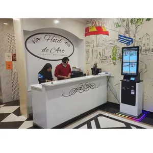 Kiosque de <span class=keywords><strong>paiement</strong></span> automatique, kiosque de <span class=keywords><strong>paiement</strong></span> en espèces et en billets, kiosque d'enregistrement automatique pour hôtel, scanner de passeport, distributeur de cartes, machine de recyclage d'espèces - Product Image 1