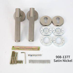 Maniglia per porta manichino interna in lega di zinco solido resistente oro nero lucidato per pistola in <span class=keywords><strong>metallo</strong></span> zigrinato maniglia per porta - Product Image 4