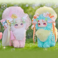 Nouvelle collection 2026 : Boîte mystère authentique de 6 figurines en vinyle et peluches Tutulong Gloomy Forest V5 Series – Adorables dragons décoratifs pour bureau