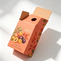 Boîte en carton ondulé pliable personnalisée avec insert pour l'emballage de bouteilles de vin et de boissons
