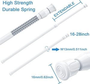 Vente <span class=keywords><strong>en</strong></span> gros d'accessoires <span class=keywords><strong>de</strong></span> salle <span class=keywords><strong>de</strong></span> bain CF BSR31 Tringle à rideau <span class=keywords><strong>de</strong></span> <span class=keywords><strong>douche</strong></span> <span class=keywords><strong>en</strong></span> fer <span class=keywords><strong>rond</strong></span> réglable avec revêtement antirouille Tringle à rideau <span class=keywords><strong>de</strong></span> <span class=keywords><strong>douche</strong></span> <span class=keywords><strong>en</strong></span> métal - Product Image 3