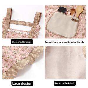 Grembiule da <span class=keywords><strong>donna</strong></span> senza maniche in cotone, impermeabile e antimacchia, con ampio taschino, ideale per uso domestico, cucina e catering - Product Image 5