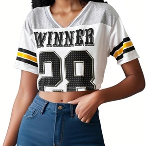 Sportswear Men's Quick Dry Short Sleeve Shirts Spandex/Polyester Oversized Character Print Trim V Neck <b>Drop</b> Shoulder Summer - Product Image 2