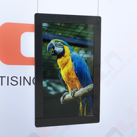Tablero de menú Digital de 21,5 pulgadas, equipo de publicidad de servicio rápido para tienda minorista, uso en interiores, tablero de tienda LCD colgante AD