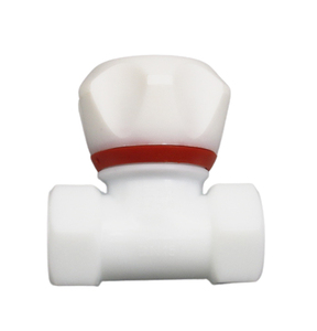 Vanne d'angle en PP DN15 en plastique pour cuisine, avec diaphragme de décharge de pression 1/2 pouce - Product Image 3