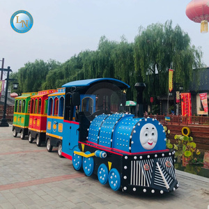 Trenino Elettrico <span class=keywords><strong>Thomas</strong></span> Tank Engine per Parchi Divertimento, Attrazione per Interni/Esterni con Carrozzeria in Acciaio e Fibra <span class=keywords><strong>di</strong></span> Vetro <span class=keywords><strong>di</strong></span> Alta Qualità - Product Image 4