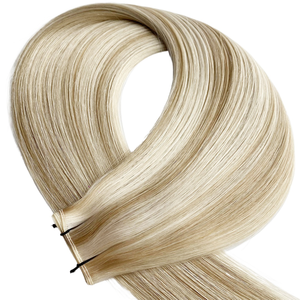 <span class=keywords><strong>Capelli</strong></span> europei Ruirfa ultra-leggeri a doppia trama, colore <span class=keywords><strong>biondo</strong></span> <span class=keywords><strong>cenere</strong></span> Ombre Balayage, trama Genius. - Product Image 1