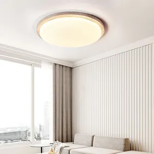 Wabi Sabi 15 wát <span class=keywords><strong>LED</strong></span> trần ánh sáng đồ đạc Vàng travertine hành lang đèn cho phòng khách & nhà hàng Acrylic bìa cho biệt thự - Product Image 3