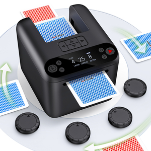 Machine Automatique de Distribution de Cartes 1 à <span class=keywords><strong>4</strong></span> Paquets de Cartes Rapide Précise & Stable Distribution Fluide Table de Jeu de Cartes de Casino pour Texas Hold'em - Product Image 3