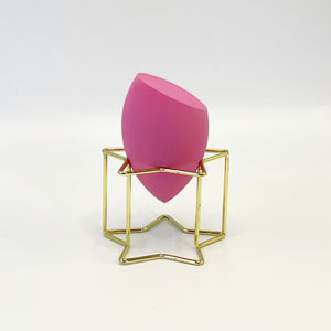 Esponja de belleza sin látex con logotipo personalizado al por mayor de fábrica, licuadora, esponja de maquillaje, base colorida, doble uso húmedo y seco - Product Image 6