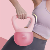 Kettlebell unisexe en PVC écologique, équipement de fitness pour l'entraînement de la force des hanches, poids libres, haltères QYL, garantie 1 an