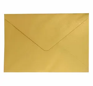 Busta di carta perlescente personalizzata per lettere da cartolina con invito a busta d'affari per imballaggio busta di carta kraft