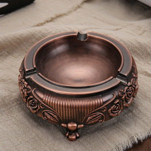 Posacenere in Vetro Antivento con Coperchio, Contenitore Antifumo per Sigari e Sigarette, Facile da Pulire, Ornamento da Scrivania per Casa, Ufficio, Bar - Product Image 2