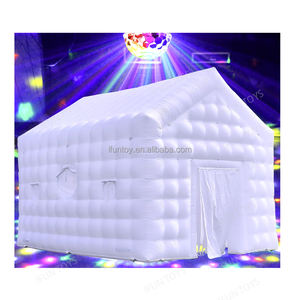 Tente gonflable de disco de tente de partie de boîte de <span class=keywords><strong>nuit</strong></span> noire avec la lumière pour la <span class=keywords><strong>location</strong></span> de partie - Product Image 2