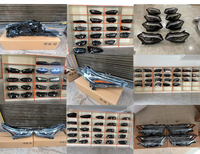 CZJF Auto pièces de rechange pare-chocs avant Facelift Kits de carrosserie pour Toyota Hilux Revo noir 2014 2015 2016 2017 2018 ensembles en plastique 5-7 jours