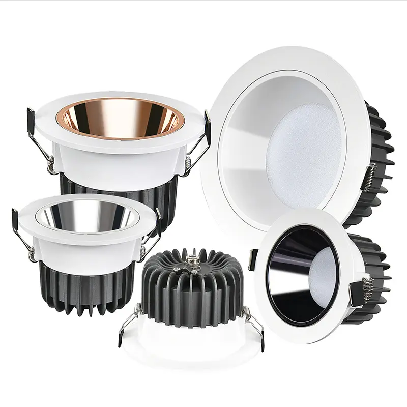 미니 다운 라이트 led 아크릴 발광 매입 led 천장 downlight cob 7w 안티 눈부심 led downlight