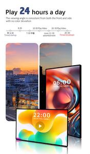 22 32 43 50 55 65 inch trong nhà <span class=keywords><strong>video</strong></span> player Android LCD kỹ thuật số biển quảng cáo hiển thị cho cửa hàng bán lẻ Wall Mount Poster - Product Image 2