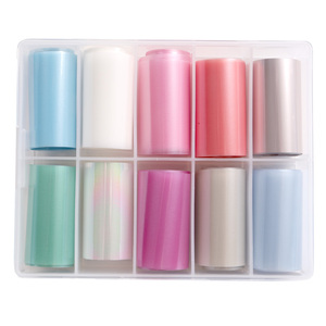 TSZS 10 Rolls Butterfly <strong>Nail</strong> Art Foil <strong>Transfer</strong> Stickers Supplies Foil <strong>Transfers</strong> Rose Flowers <strong>Nail</strong> Decals Decorations in Stock - Product Image 6