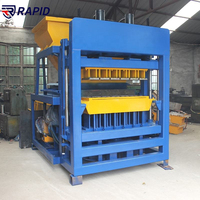 Presse à briques hydraulique automatique RPT6-10 15KW 960-1440pcs/H Machine de fabrication de briques en argile Production de briques autobloquantes