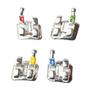 Guber nha khoa chỉnh nha mini Kim Loại chân đế Roth M-B-T <span class=keywords><strong>022</strong></span> lưới cơ sở kim loại chân đế niềng răng với móc - Product Image 3