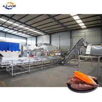 Nouvelle Machine Automatique de Fabrication de Légumes et Fruits Séchés (Manioc, Patate Douce) avec Contrôle PLC, Pompe à Engrenages, Lavage, Tranchage et Séchage
