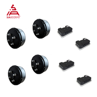 QSMOTOR ND72450 Kit de Conversion électrique nouvel état 205 3000W V3 moteur de moyeu de roue de voiture sans brosse 72V 80KPH moteur de moto