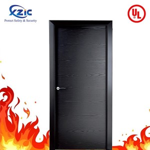 Tùy chỉnh căn hộ khách sạn 90 min lối vào gỗ cháy đánh giá cửa và khung gỗ nội thất phòng tắm cửa - Product Image 2