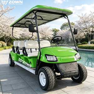 Carrito de Golf Eléctrico con Batería de Litio, de Lujo, 48V, 3-4 Asientos, 30km/h, 90km+ de Autonomía, 7kW, Certificado CE, Neumáticos Todoterreno - Product Image 1