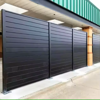 Panneau de clôture décoratif en aluminium thermolaqué pour villa, jardin et aménagement paysager