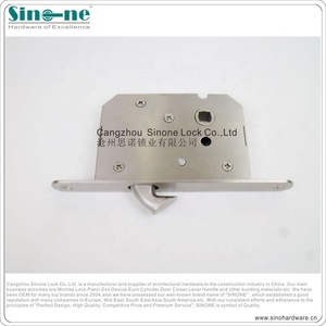 Lửa đánh giá an ninh cửa trượt Lỗ mộng <span class=keywords><strong>hookbolt</strong></span> khóa Set thép không gỉ 304 hộ gia đình im lặng cửa xử lý khóa - Product Image 2